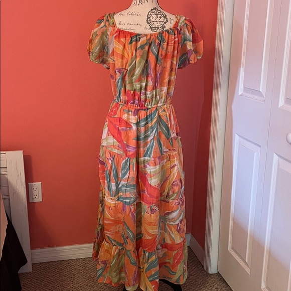 INDIGO ROSE Colorful Abstract Maxi Dress - Picture 4 of 6